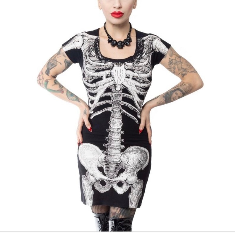 Kreepsville 666 Skeleton Dress